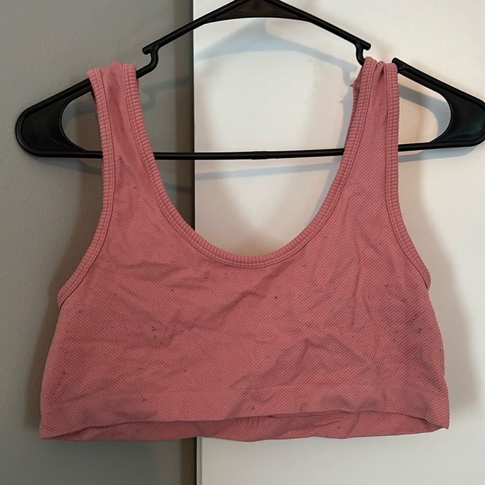 forever 21 pink sports bra